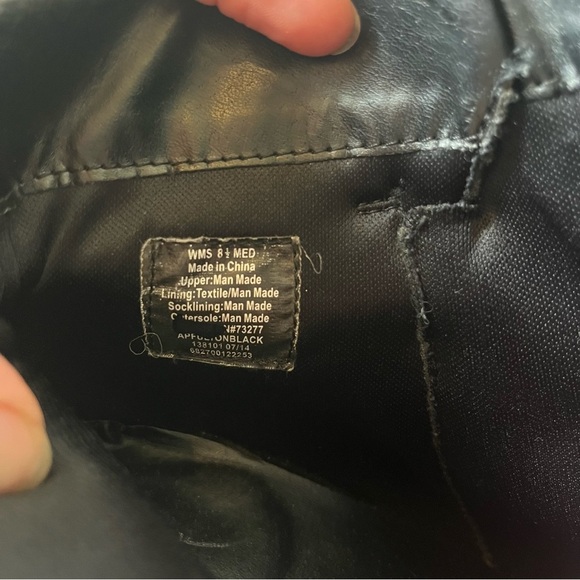 Apt. 9 Black Ankle Boots Size 8.5 – Heeled Booties w/ Buckle Detail Faux Leather - Picture 15 of 16